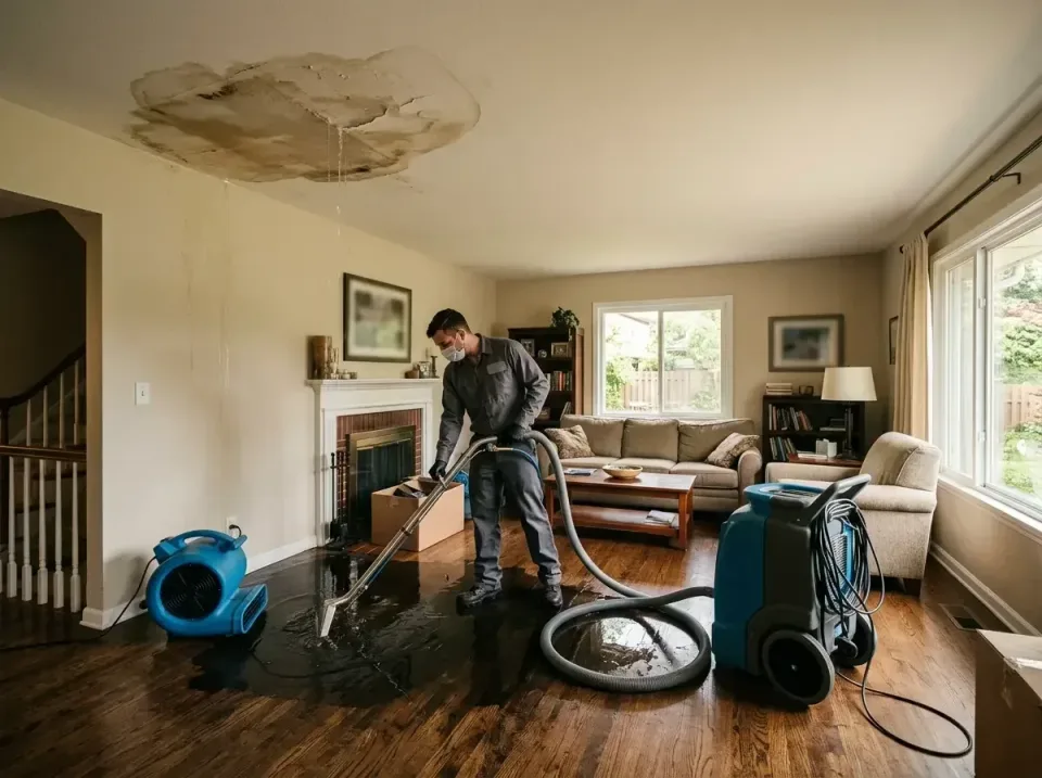 attic-pipe-burst-ceiling-drip-008 — frequently asked questions, Water Damage Restoration & Carpet Care in Red Oak, NC